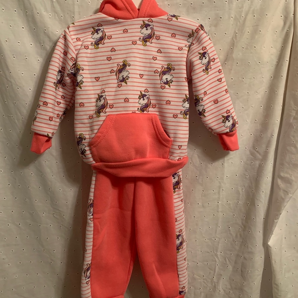 3T unicorn jogging outfit